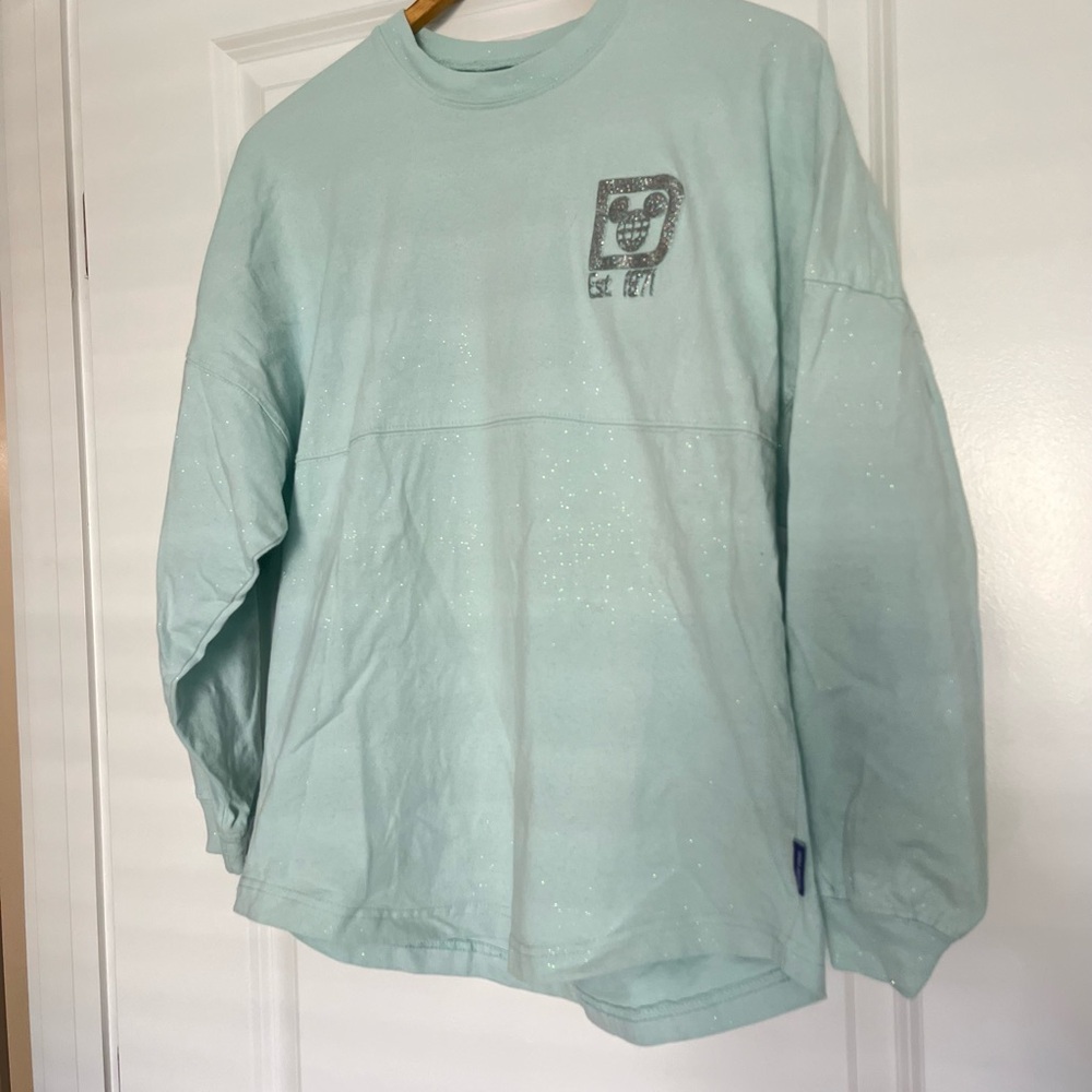 Mint Green Long Sleeve Shirt Disney Shirt with Graphic